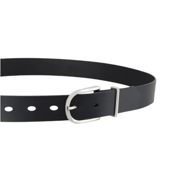 NEW Sam Edelman Leather Belt | Black - Picture 3 of 5